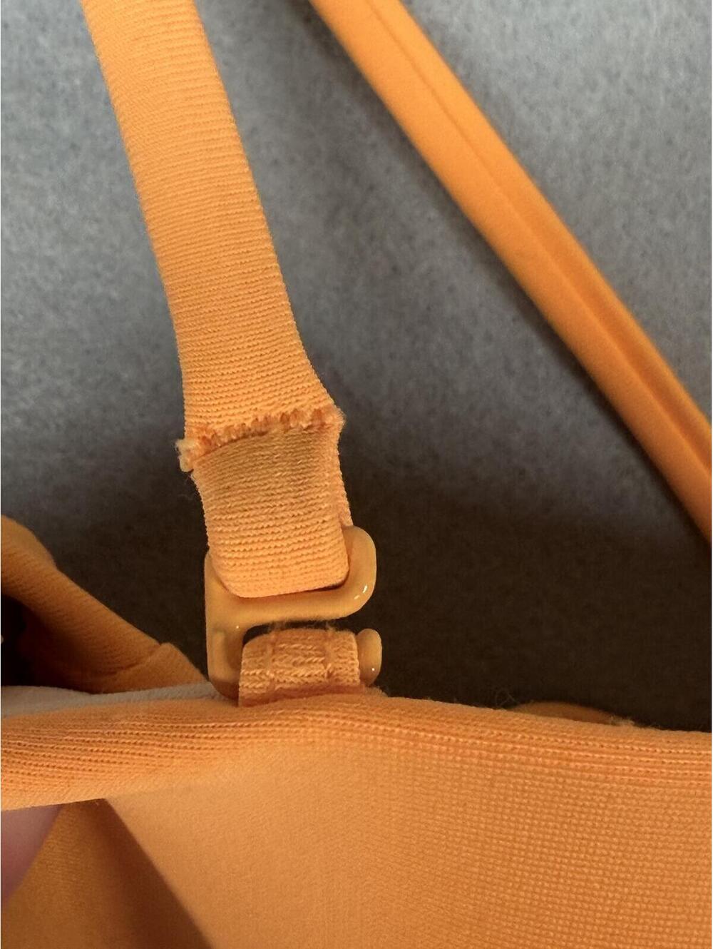 NWT J.Crew Underwire Size 2 Hi-Cut Swimsuit Fluorescent Orange Convertible Y2K - Picture 10 of 16